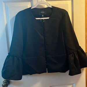 IMNYC Isaac Mizrahi Bell Sleeve Dress Jacket- Medium